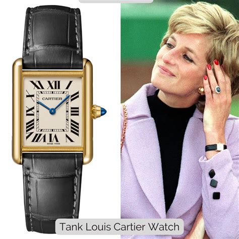 cartier diana|princess diana cartier tank watch.